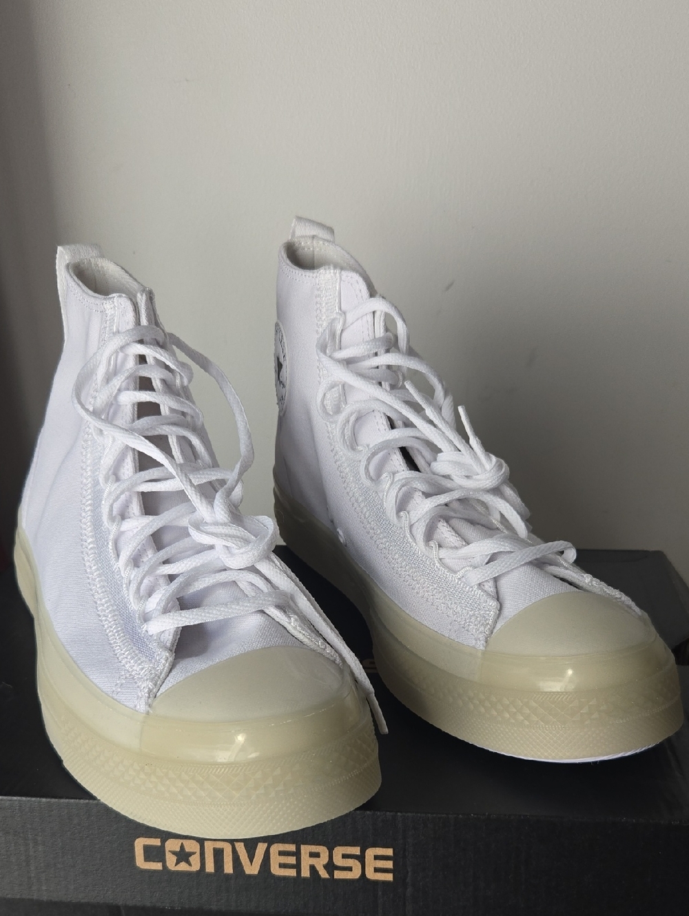 Converse CTAS CX EXP2 HI  White Mens US 10 - Picture 4 of 6